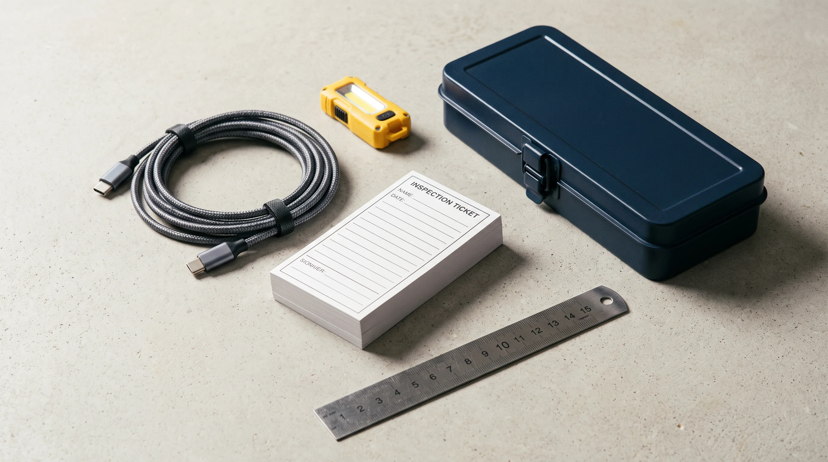 Technical kit and measuring tools